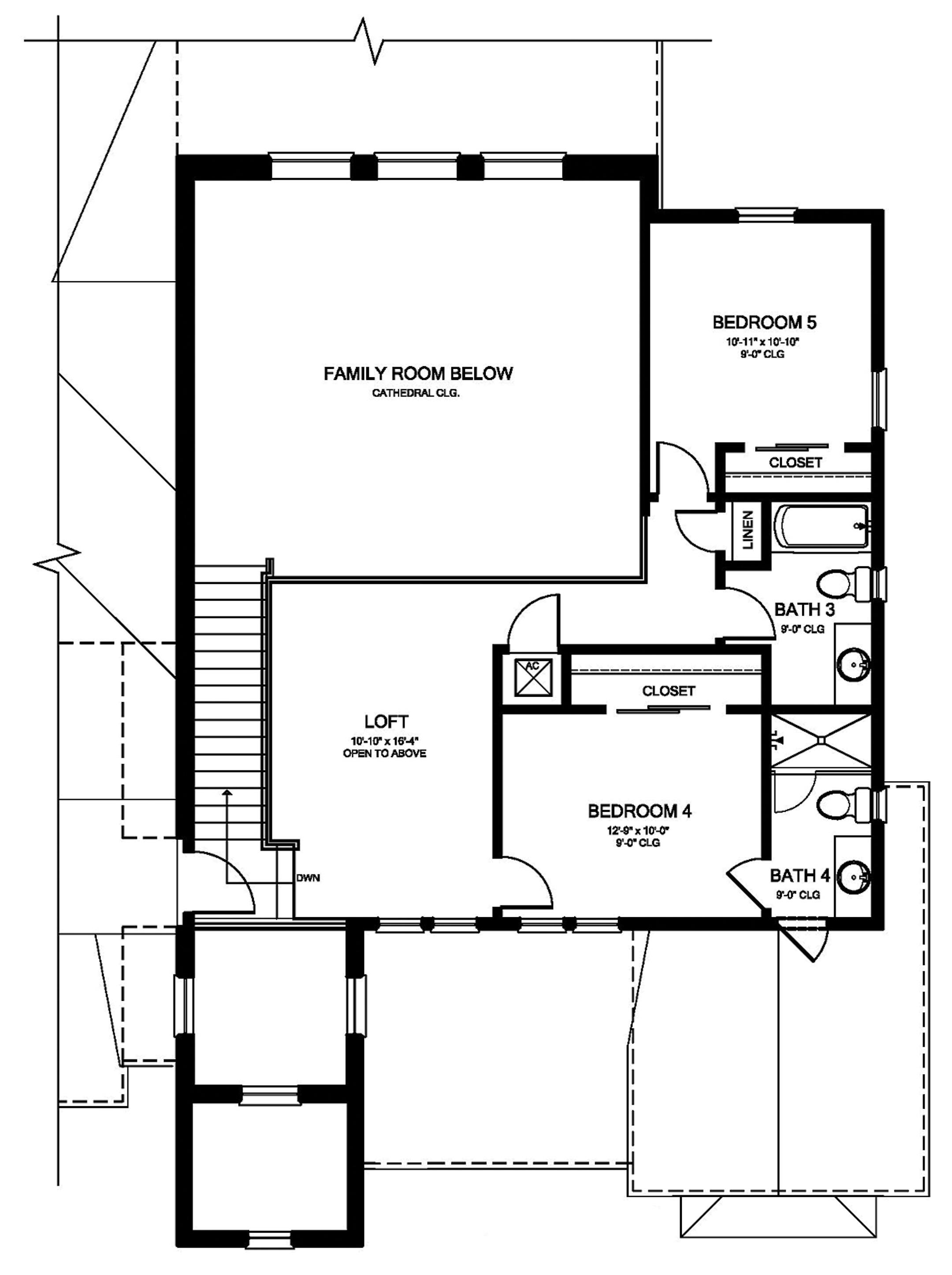 Home plan: Flexibility is key in this modern floor plan.