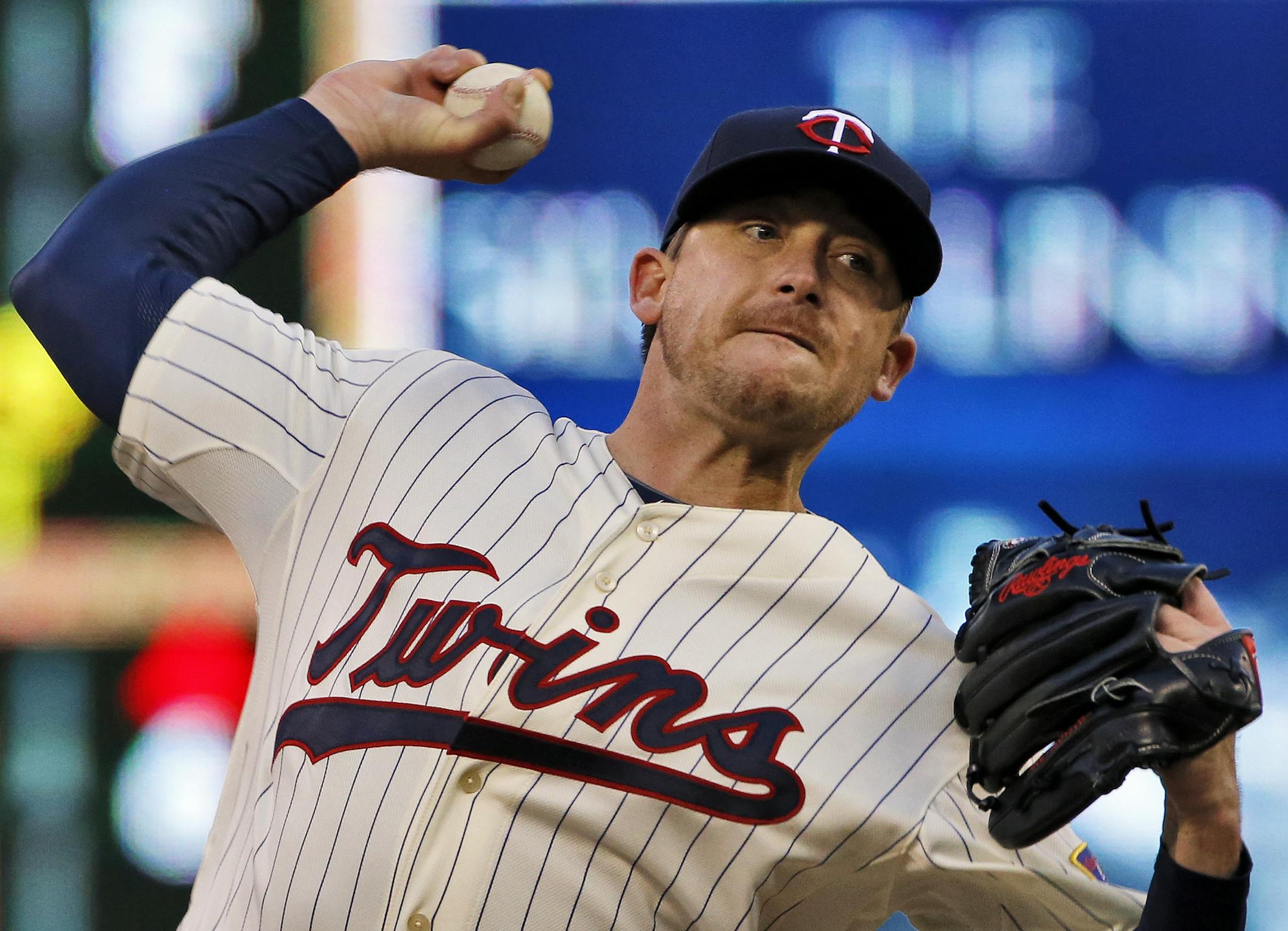 Twins starting pitcher Kevin Correia. ] Minnesota Twins vs. Boston Red Sox (MARLIN LEVISON/STARTRIBUNE(mlevison@startribune.com) ORG XMIT: MIN1405142109359775
