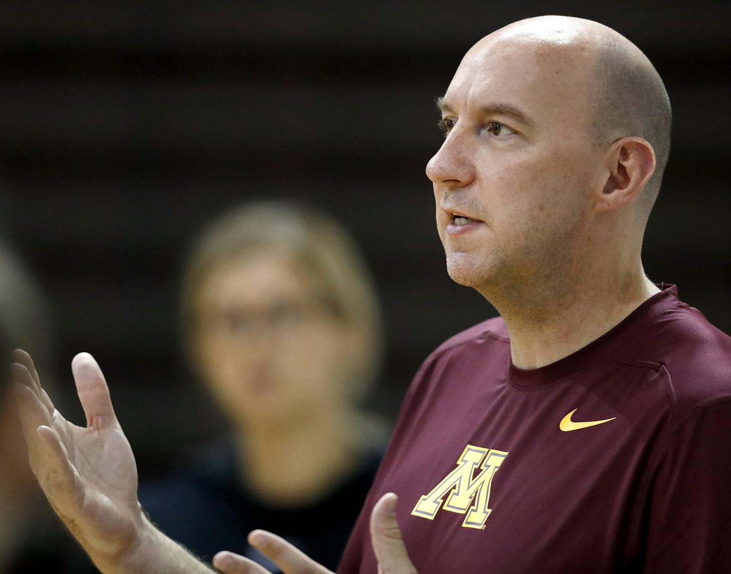 Gophers head volleyball coach Hugh McCutcheon. ] CARLOS GONZALEZ cgonzalez@startribune.com - August 23, 2016, Minneapolis, MN, University of Minnesota Volleyball,