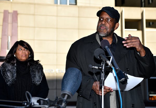 Activist Mel Reeves delivered a statement Friday in response to the shooting of Chad Robertson.