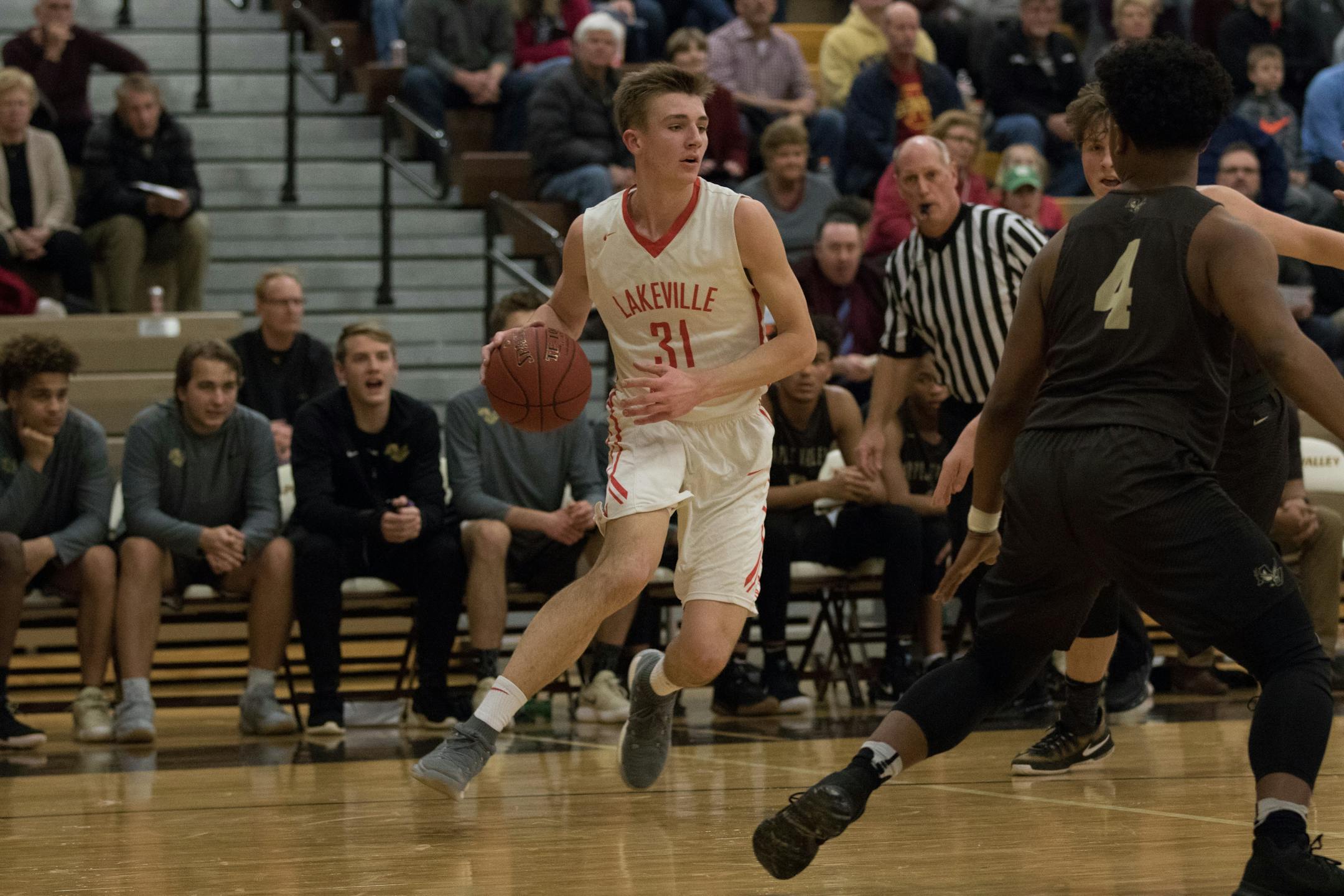 Lakeville North guard Tyler Wahl leads a balanced Panthers team, averaging 17.2 points per game.