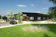 A rendering of the new Ramsey County Environmental Service Center.