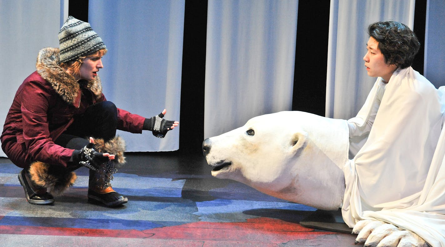 Tracey Maloney, left, and Audrey Park in Pillsbury House Theatre's "The Great Divide II: Plays on the Politics of Truth."