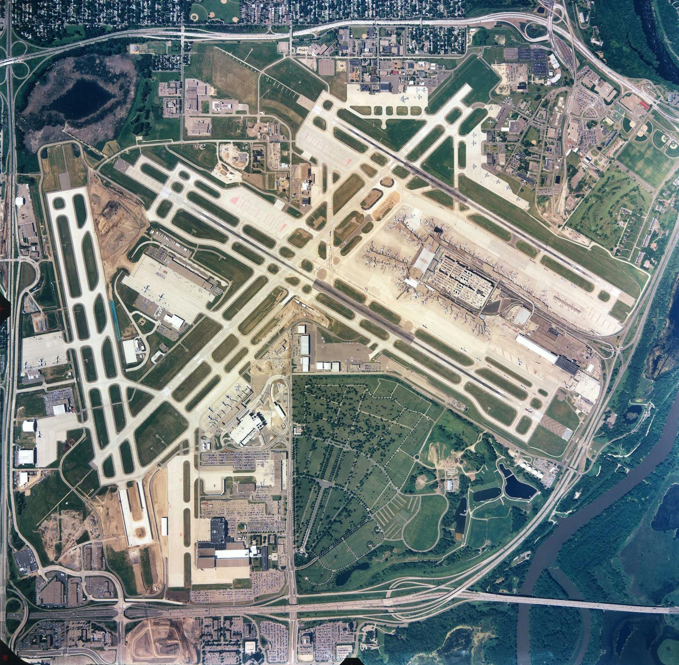 Minneapolis-St. Paul Airport. Mayor Rybak: "Some of us warned against expanding the airport in its current location."