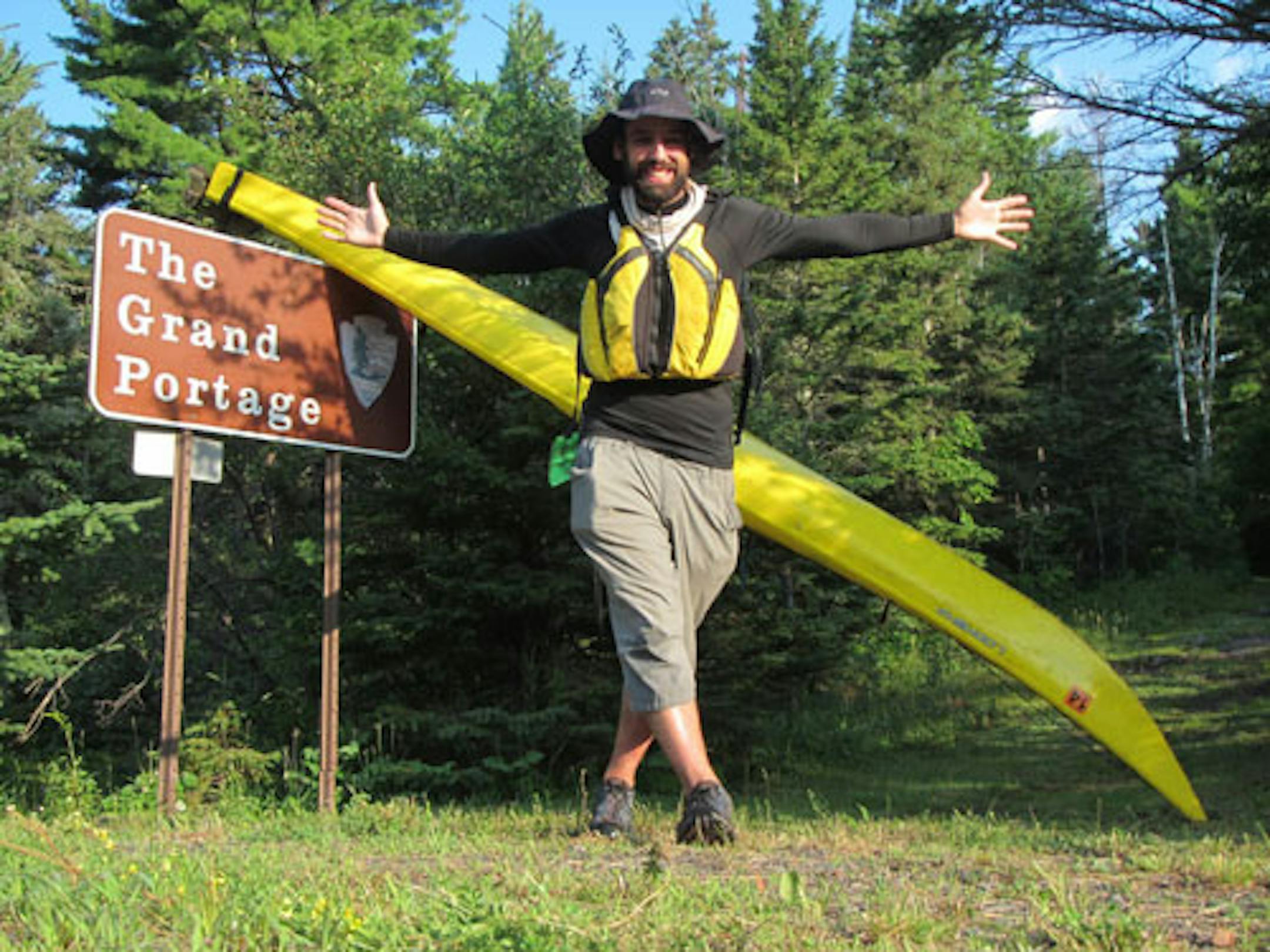 Daniel Alvarez at the Grand Portage