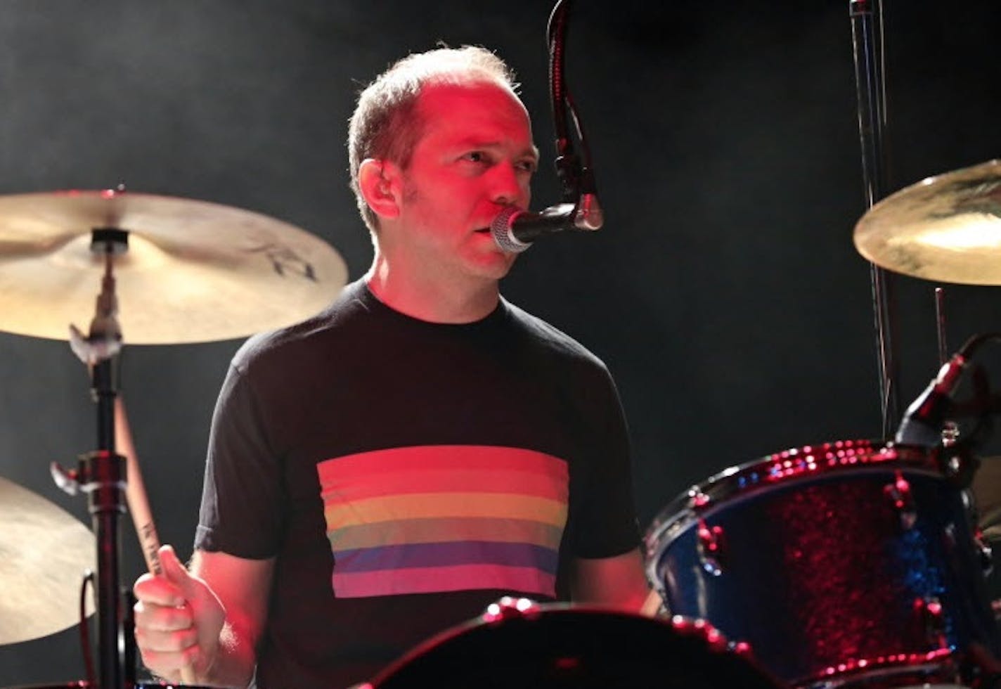 Drummer Jacob Slichter performed with Semisonic performed at the Minnesota State Fair on Friday, August 31, 2012.