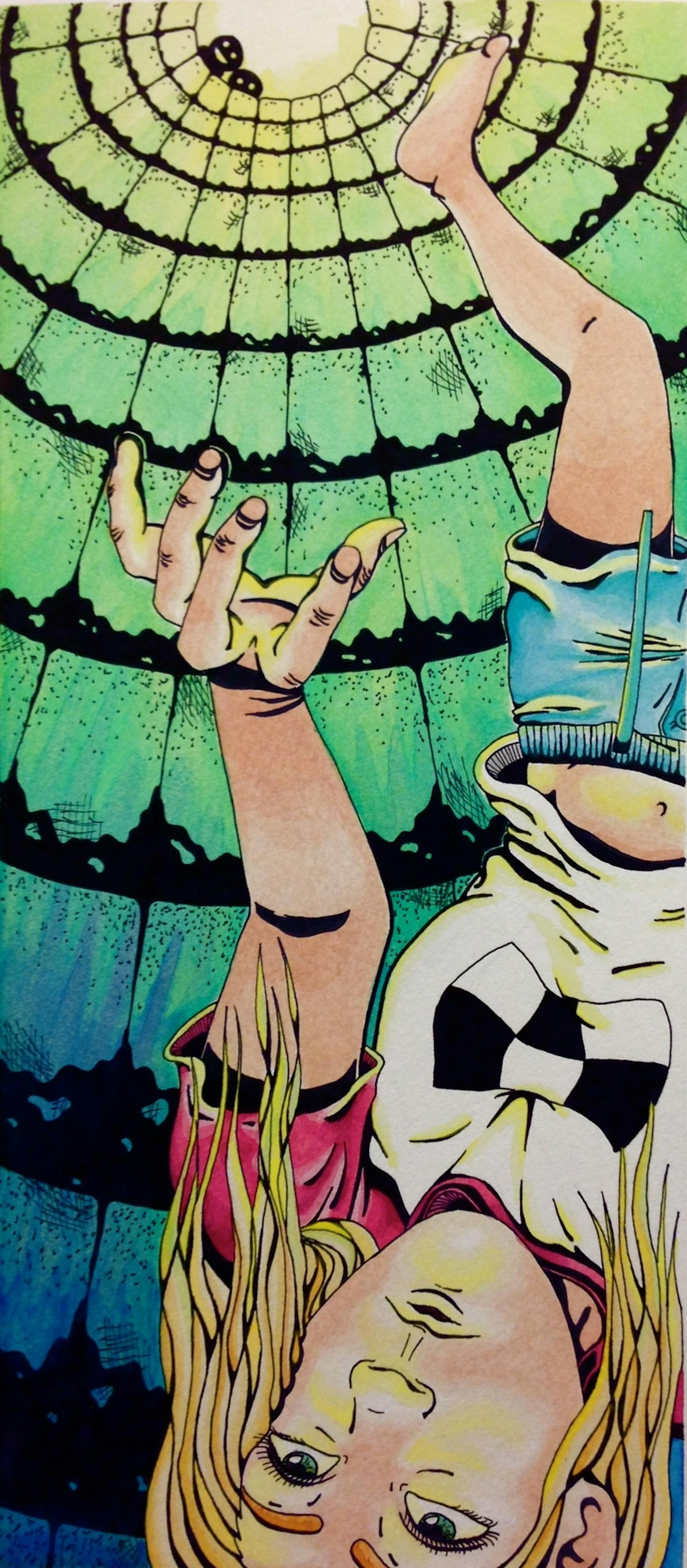 Honors art student Eme Gruenhagen will show her work at the upcoming show at the Northfield Arts Guild.