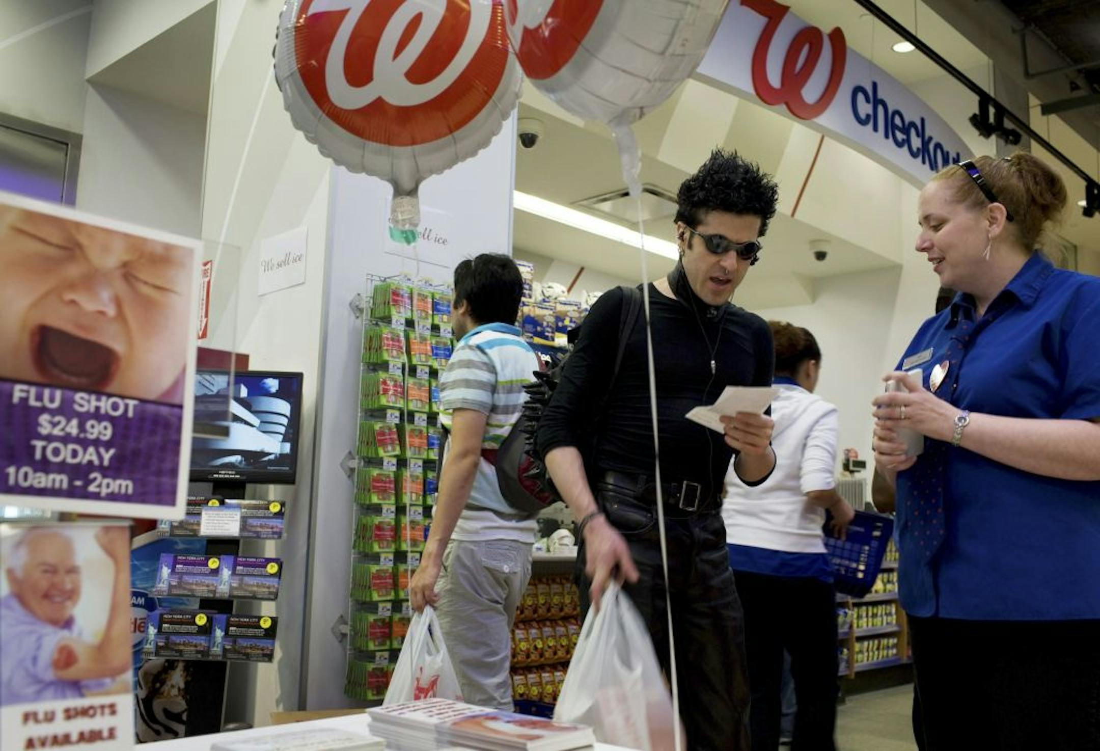 Many people choose to get flu shots at retail clinics such as Walgreens.