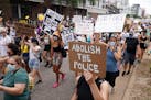 Black Lives Matter supporters marched in protest against the police killing of Elijah McClain, a 23-year-old Black man from Aurora, Colo. who was kill