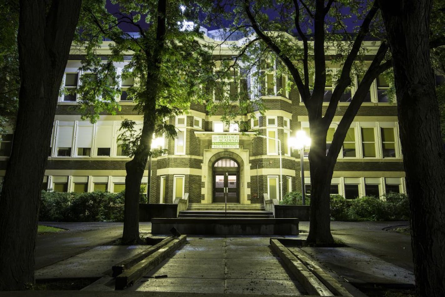 Heritage Academy of Science and Technology in Minneapolis seen on Monday, August 17, 2015.