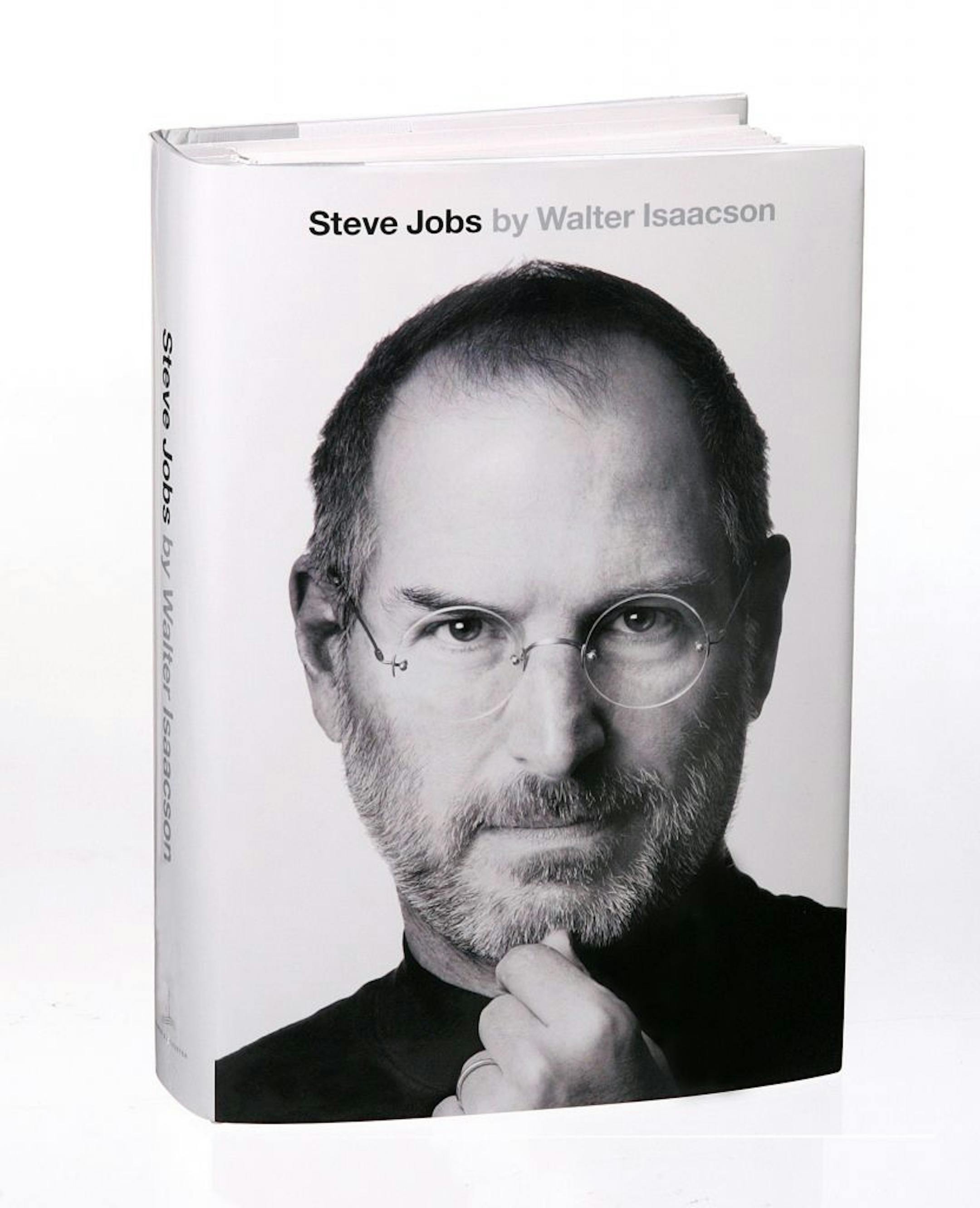 The cover of "Steve Jobs," a biography by Walter Isaacson