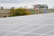 The 8-acre solar farm outside of the Jennie-O Turkey Store plant in Montevideo, Minn., is one small part of a big commitment by Hormel Foods to reduce