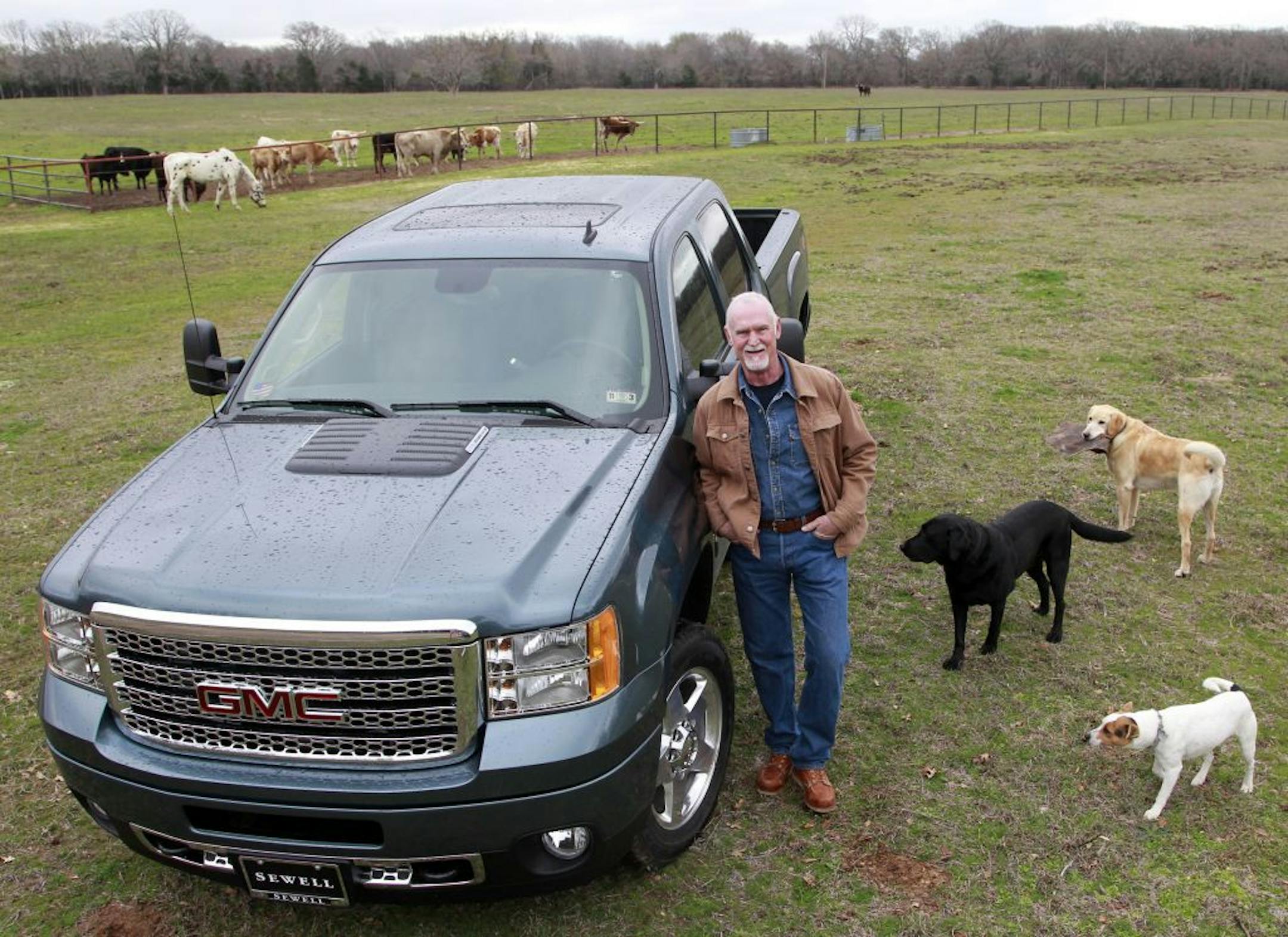 Roger Cade, shown on his ranch near Terrell, Texas, said that by choosing a lease for his GMC Denali truck he was able to afford a vehicle worth about $10,000 more than he could have bought. "I wasn't really in the market for a new truck," he said.