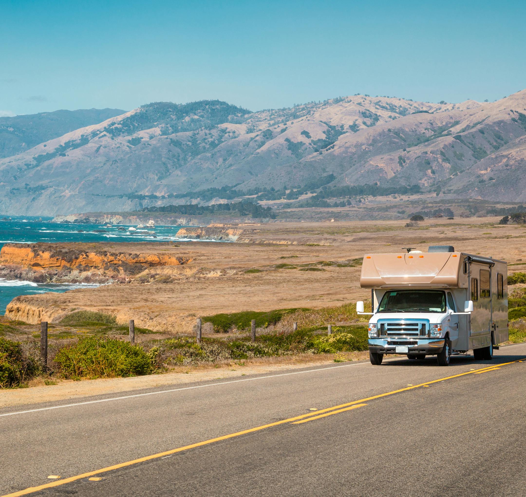Provided by RVshare
A rented RV nestles in a spot at Joshua Tree National Park in California.