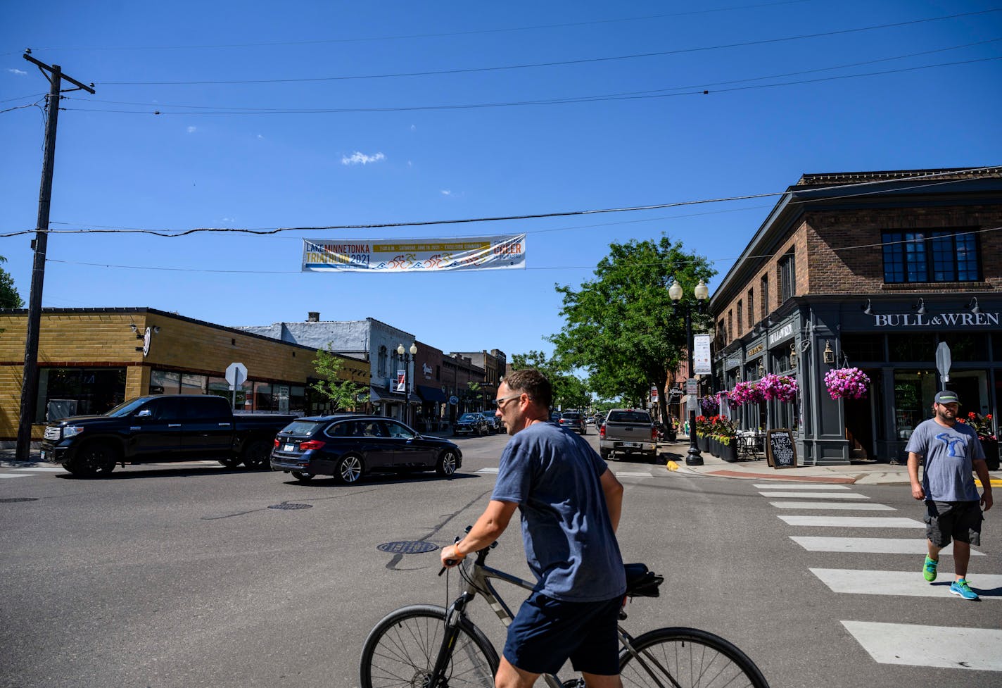 The view looking south down Water Street in Excelsior. ] AARON LAVINSKY • aaron.lavinsky@startribune.com