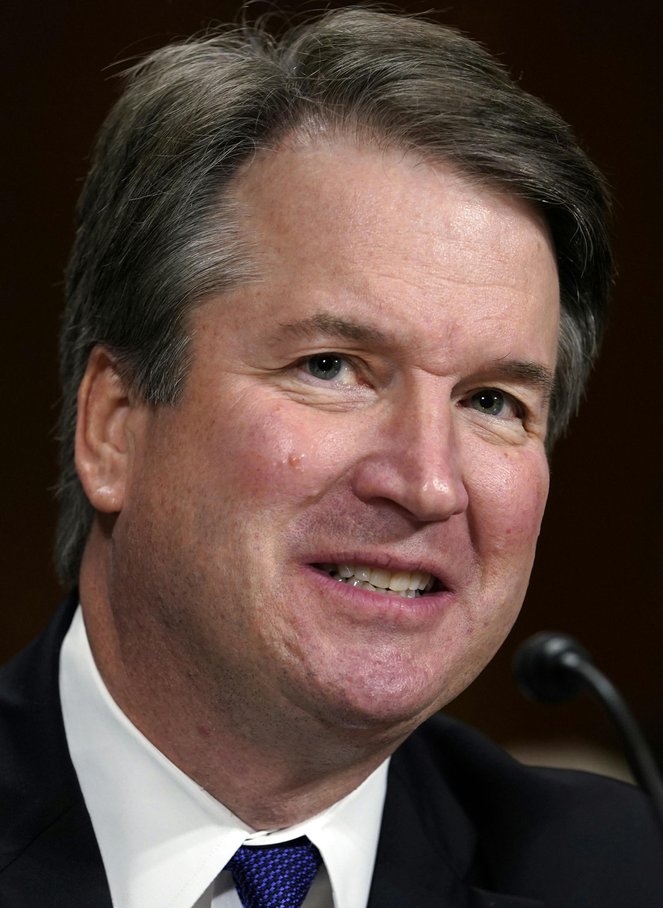Supreme Court nominee Brett Kavanaugh testifies before the Senate Judiciary Committee on Capitol Hill in Washington, Thursday, Sept. 27, 2018. (AP Photo/Andrew Harnik, Pool)