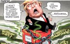 Sack cartoon: Trump disclosure