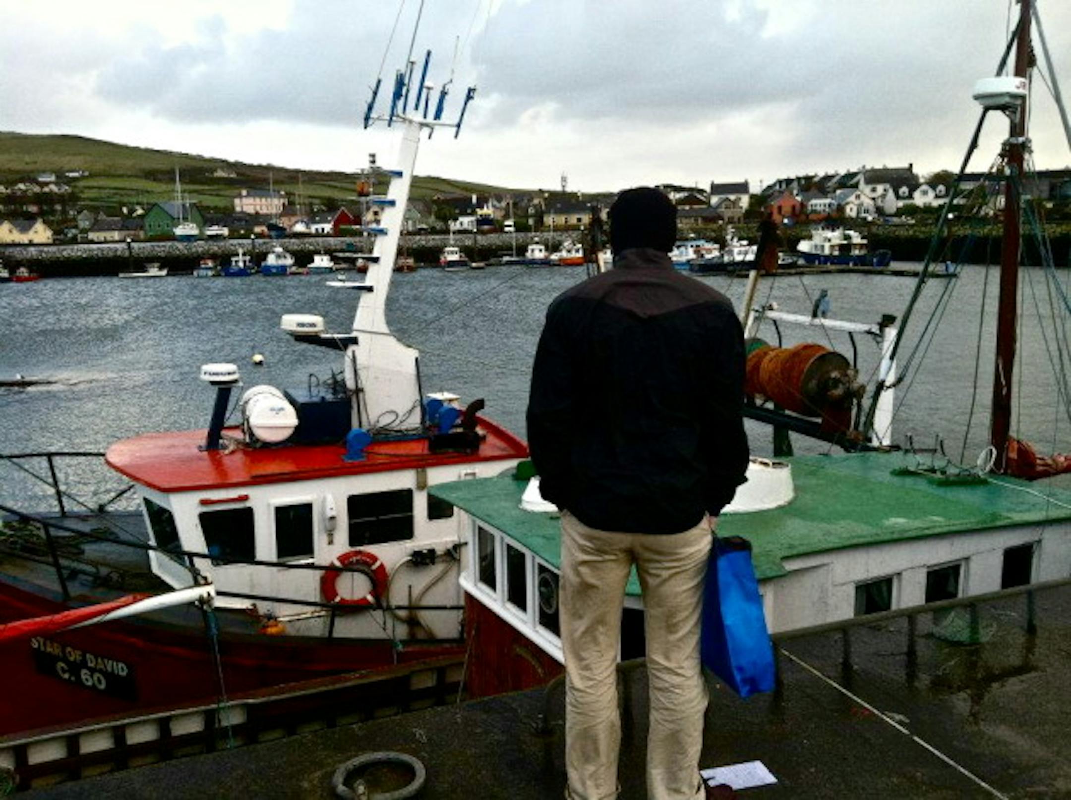 My brother in Dingle Harbor