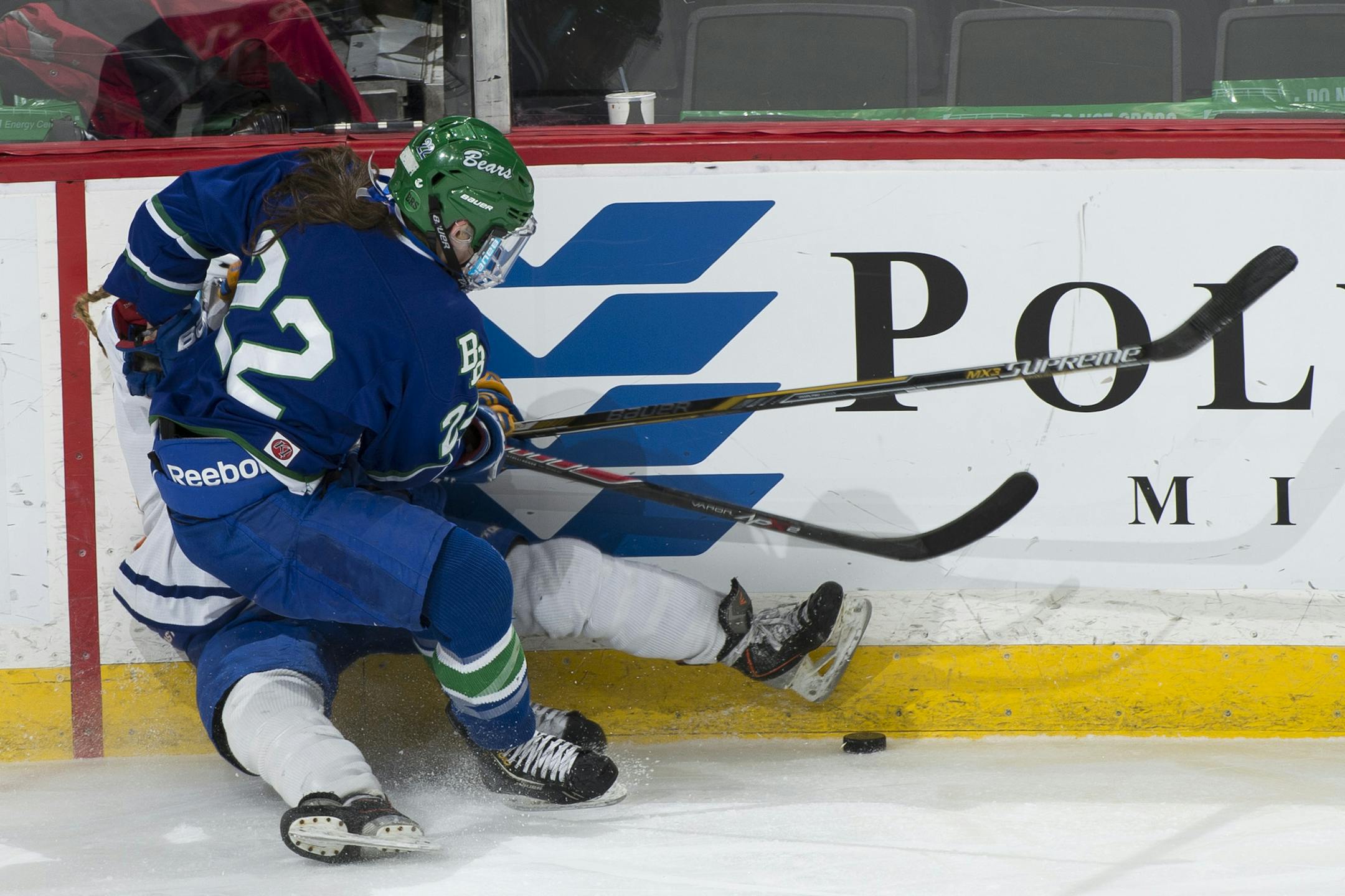 Blake forward Carly Bullock (22) is a prolific goal-scorer and a tough player defensively as well. The senior is bound for Princeton next year.