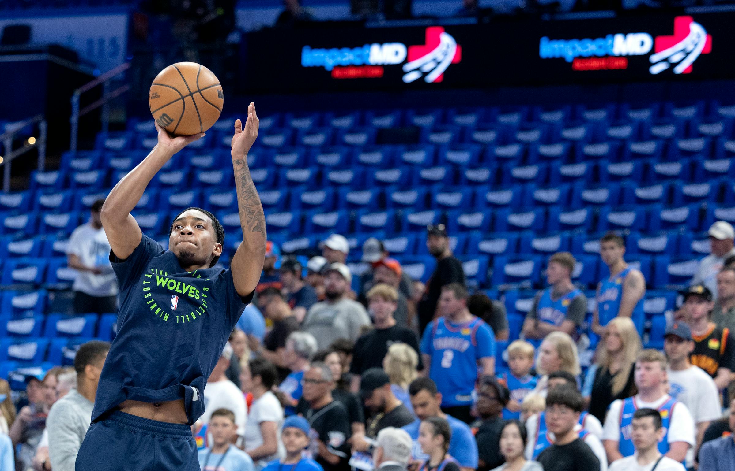 Timberwolves play Thunder in Game 2 of Western Conference finals