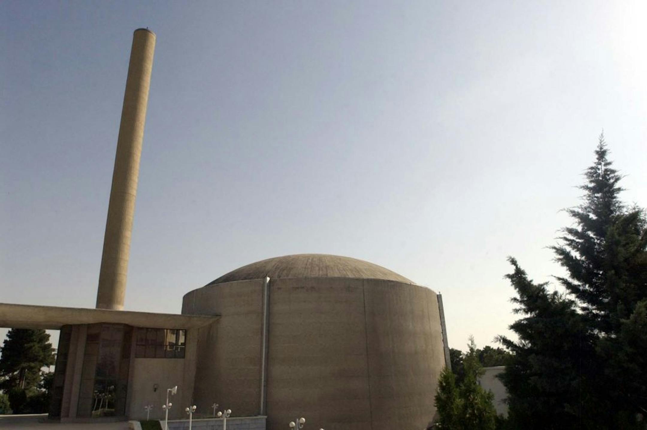 Tehran's nuclear research reactor is seen at the Iran's Atomic Energy Organization's headquarters.