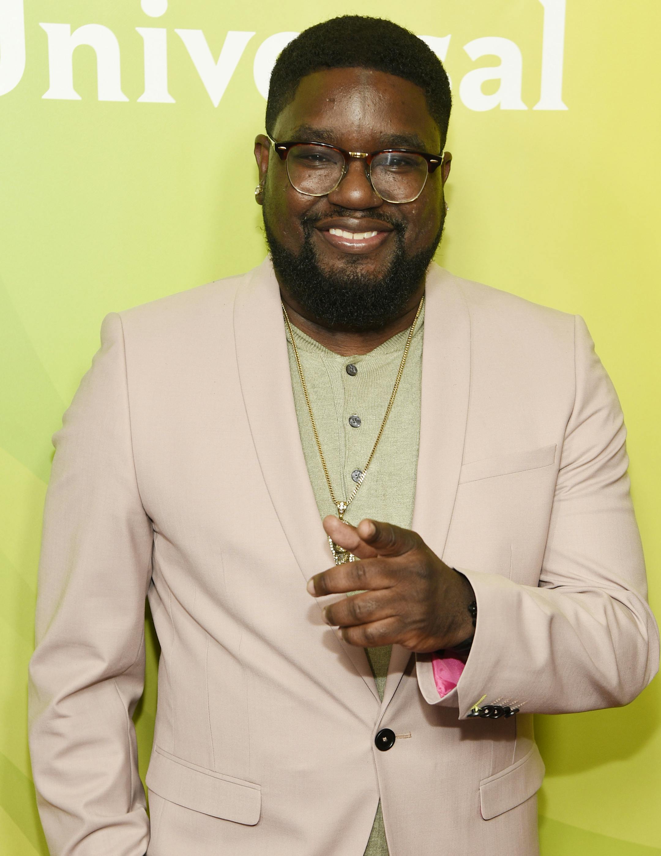 Lil Rel Howery, a cast member in the NBC series "The Carmichael Show," poses at the 2017 NBCUniversal Summer Press Day at the Beverly Hilton on Monday, March 20, 2017, in Beverly Hills, Calif. (Photo by Chris Pizzello/Invision/AP) ORG XMIT: CACP101