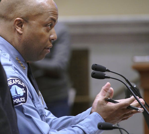 Minneapolis Chief Medaria Arradondo cautioned against employing too few police officers: "We can't continue to expect our officers to work in conditio