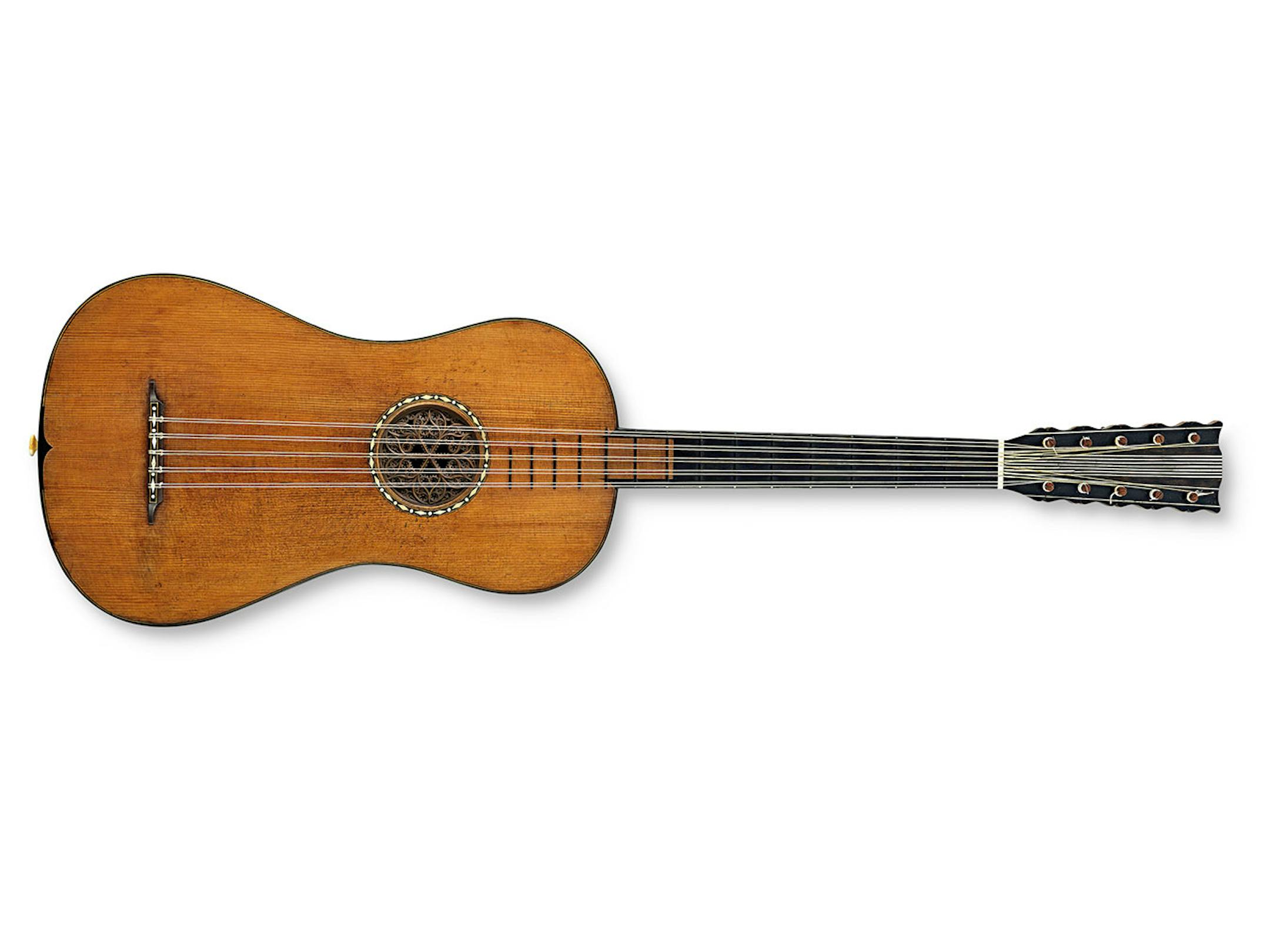 The "Rawlins" guitar is one of only five surviving guitars built by Antonio Stradivari.