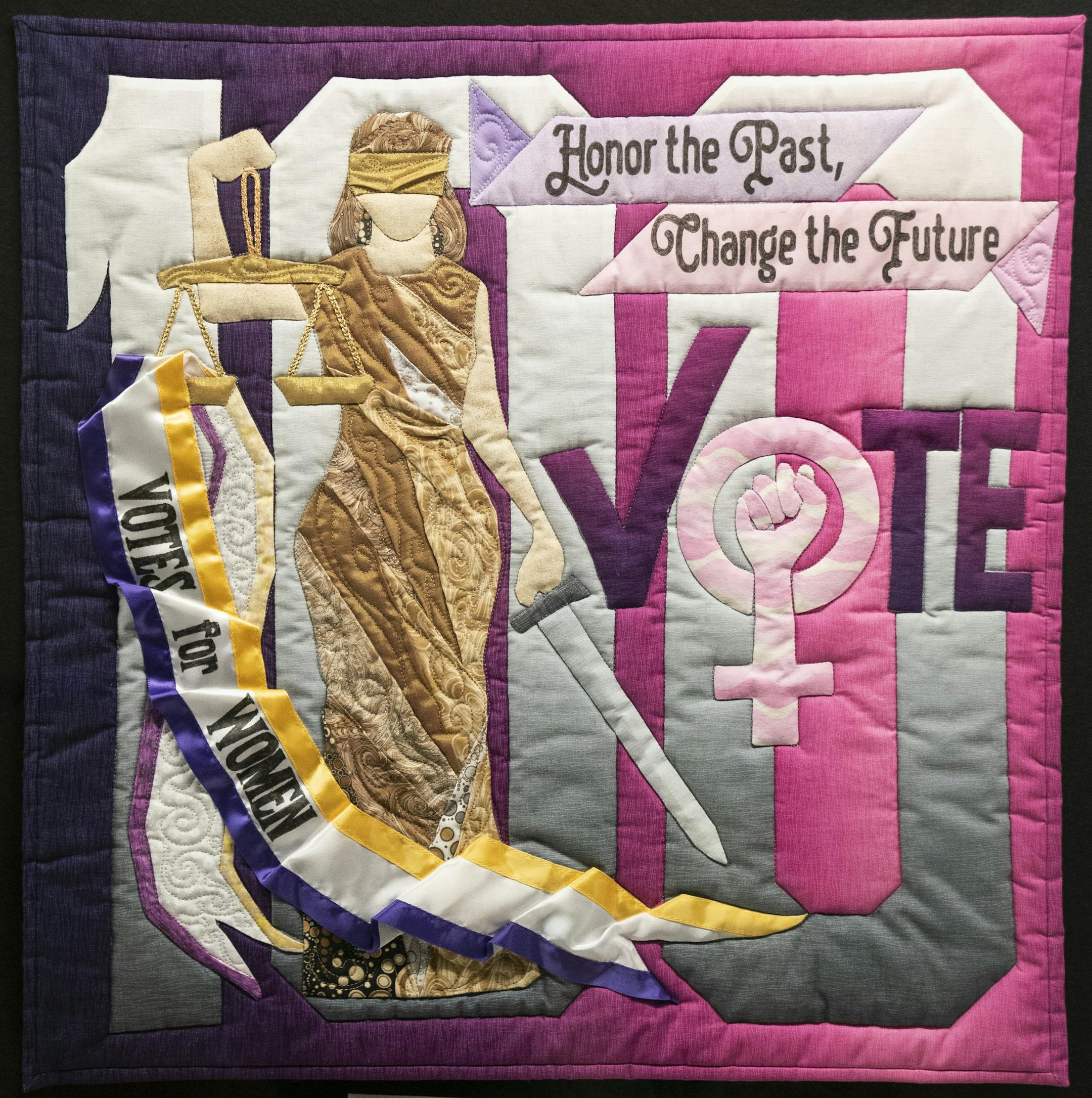 "Honor the Past, Change the Future" by Denise Vokoun of Inver Grove Heights.