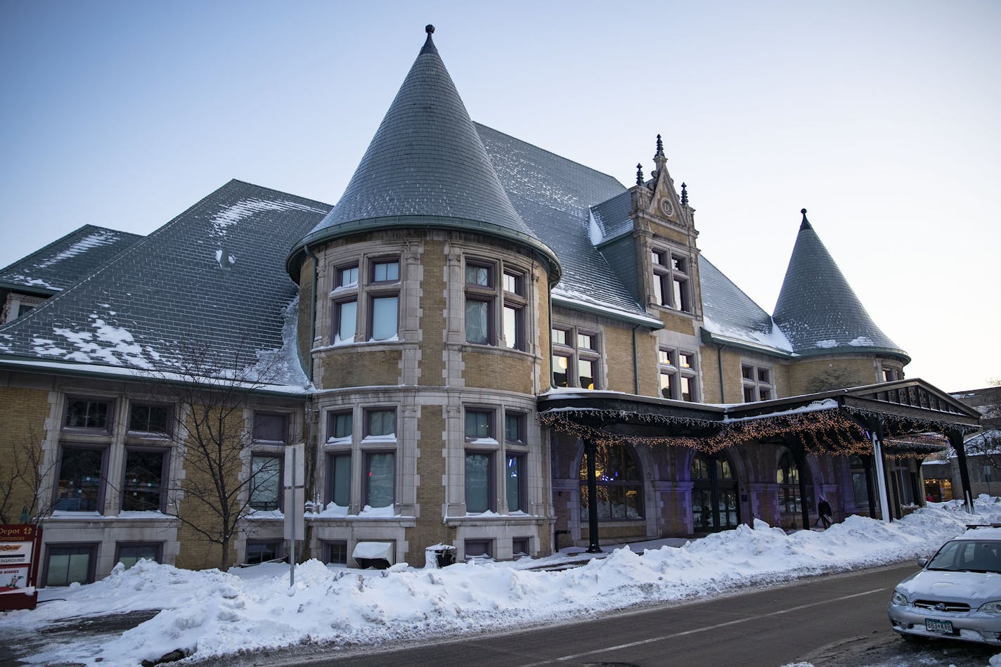 Soft light fell on the Depot in downtown Duluth, MN on the afternoon of Tuesday December 10, 2019. ]
ALEX KORMANN &#x2022; alex.kormann@startribune.com State legislators will visit Duluth, MN on Wednesday to discuss a high-speed railway between Minneapolis and Duluth. The old train depot in downtown Duluth would be used as an active station once again if the high speed train was indeed built.