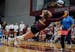 Gophers senior CC McGraw made a diving dig in the team’s four-set loss to No. 1 Texas on Sept. 1 at Maturi Pavilion.