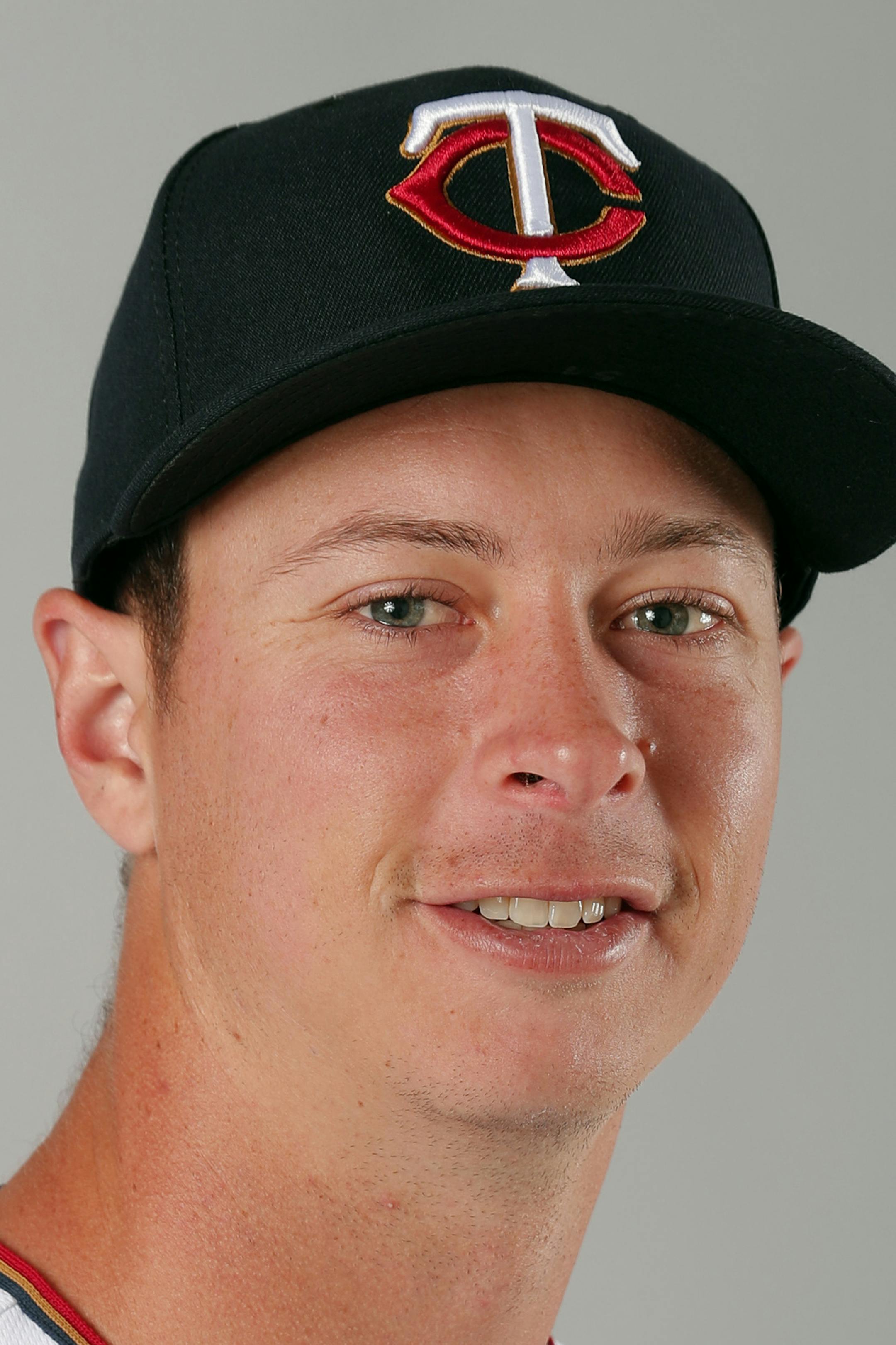 This is a 2019 photo of Stephen Gonsalves of the Minnesota Twins. This image reflects the 2019 active roster as of Feb. 22, 2019, when this image was taken. (AP Photo/Gerald Herbert) ORG XMIT: standard transref