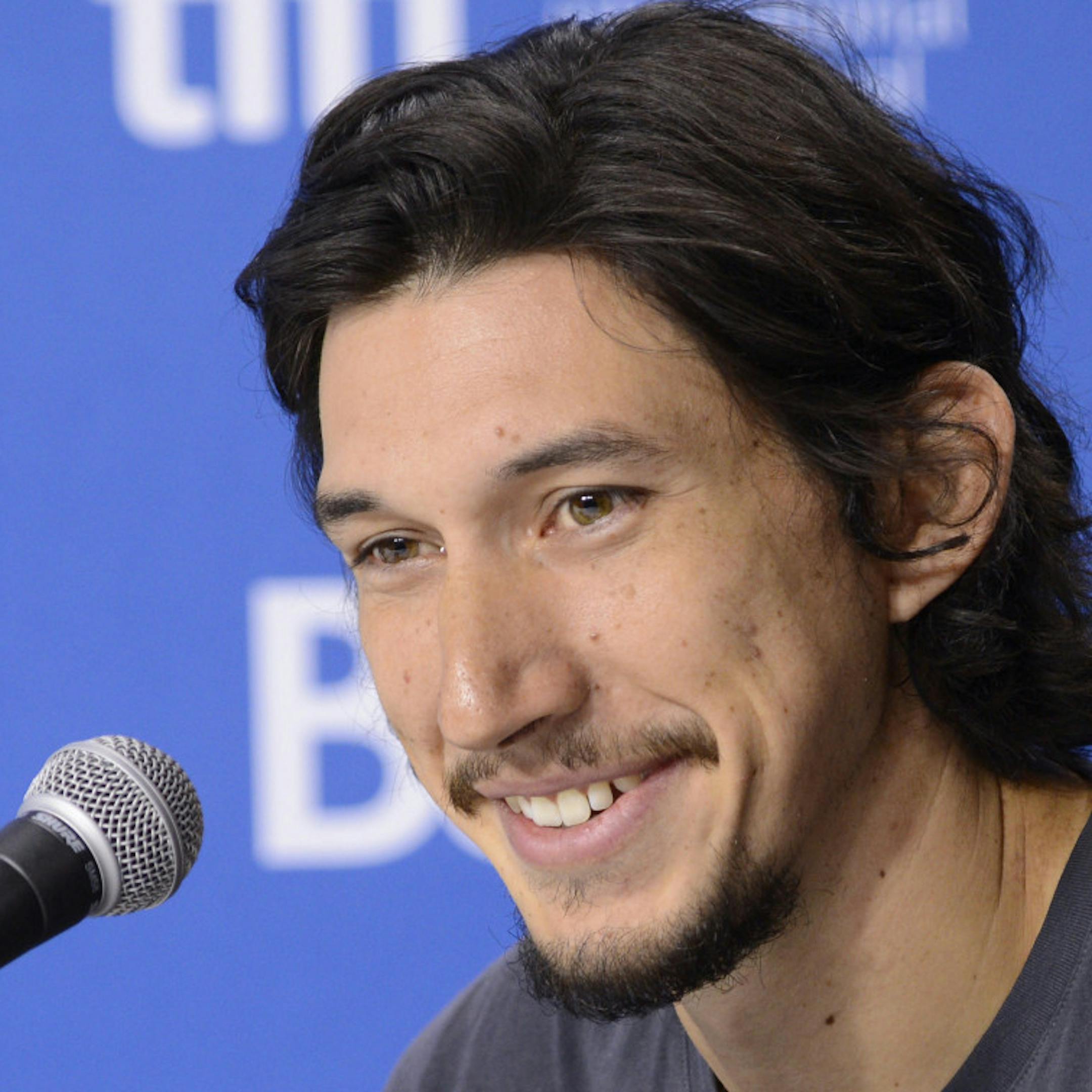 Adam Driver attends the press conference for "The F Word" on day 4 of the Toronto International Film Festival at the TIFF Bell Lightbox on Sunday, Sept. 8, 2013, in Toronto. (Photo by Evan Agostini/Invision/AP)