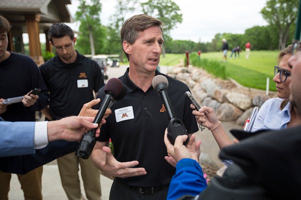 New Gophers athletic director Mark Coyle wants to listen before leading. He also says being back in the Midwest makes him happy.