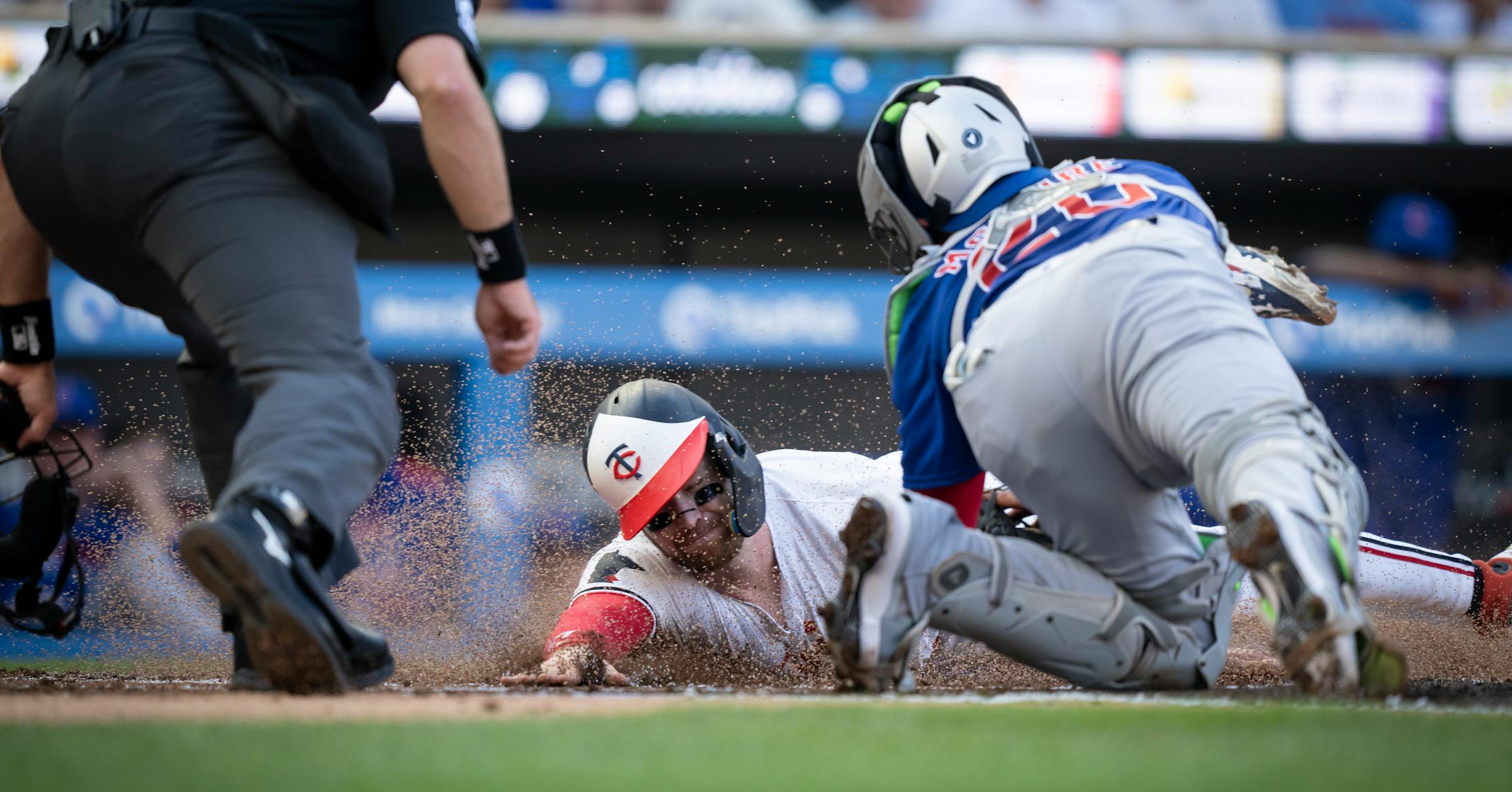 Minnesota Twins sink Chicago Cubs again, but Byron Buxton exits after being hit with pitch