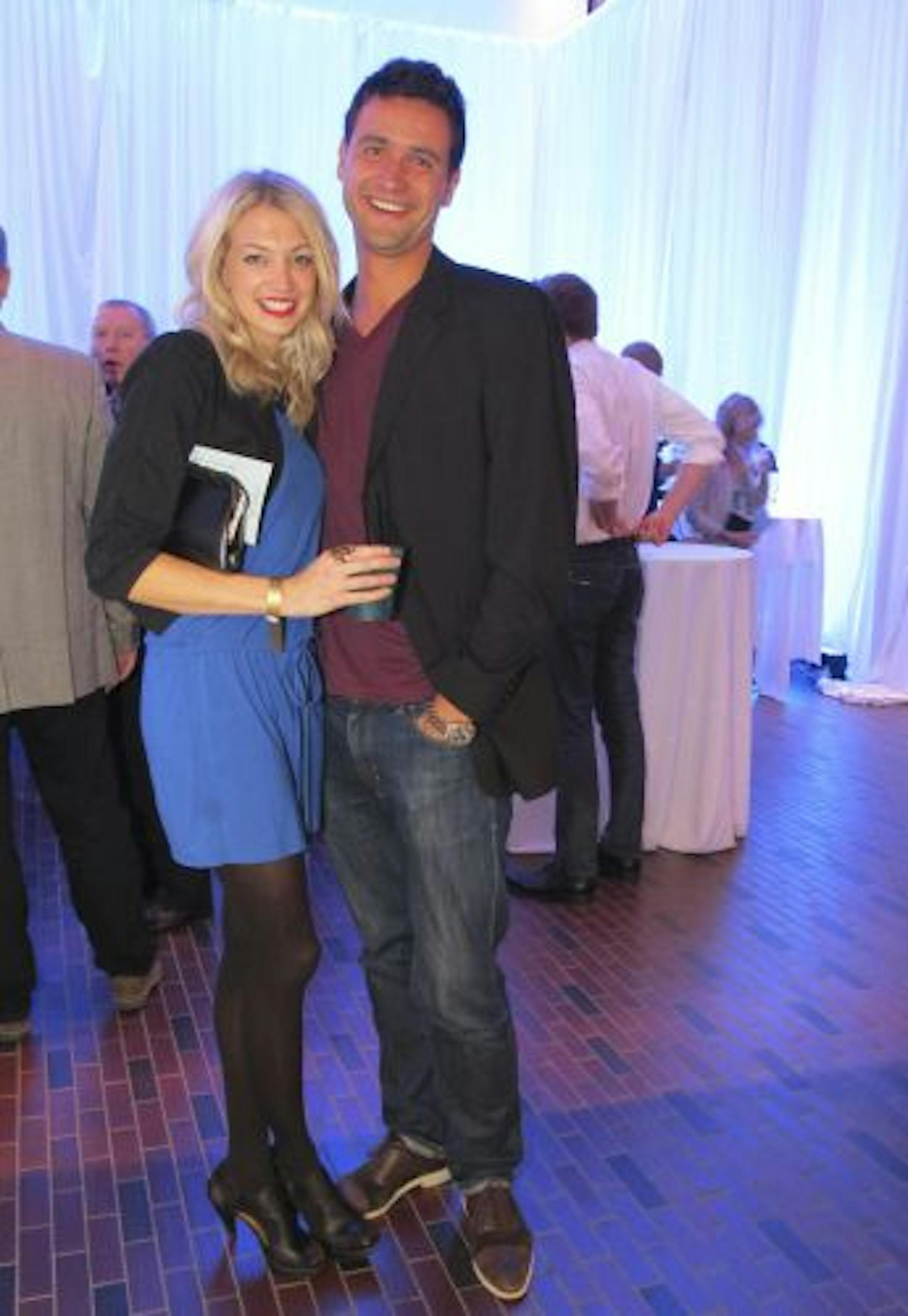 Lindsey Tauer and Denny Klause.