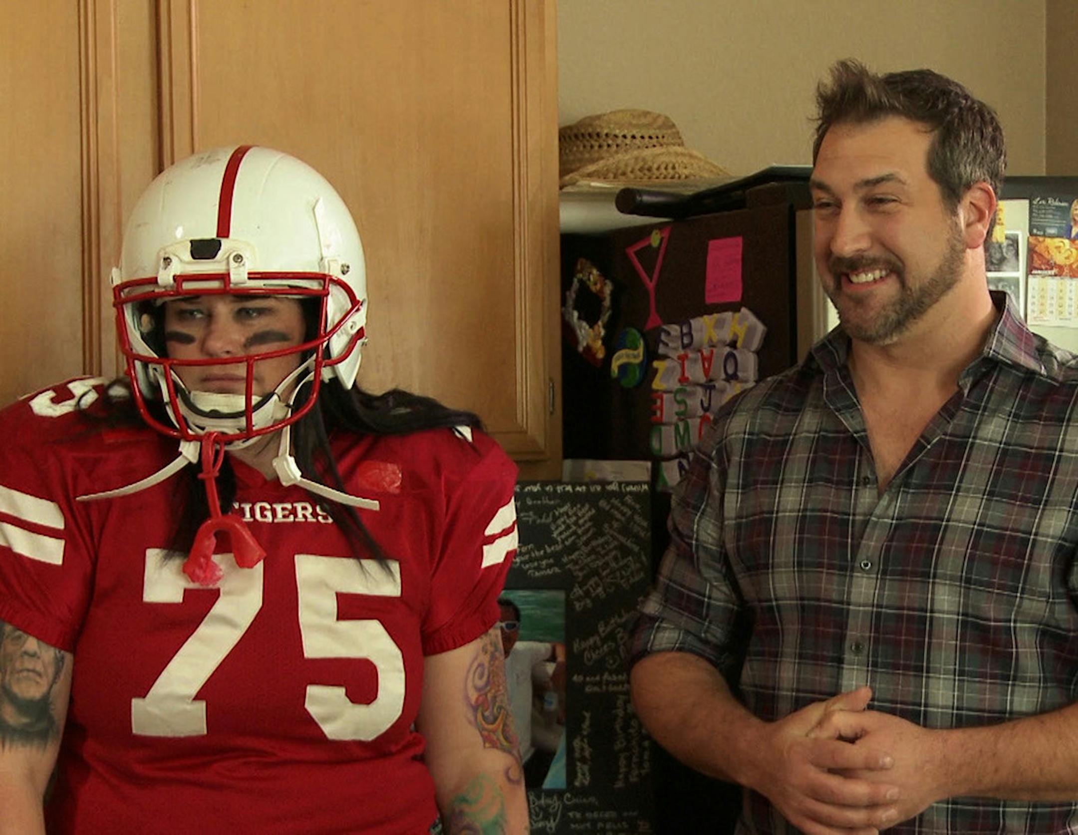From "Parents Just Don't Understand," with Joey Fatone. "The Touchdown Maker and Cupcake Baker" premiering Sat, Aug. 23 at 7 p.m. ET/4 p.m. PT