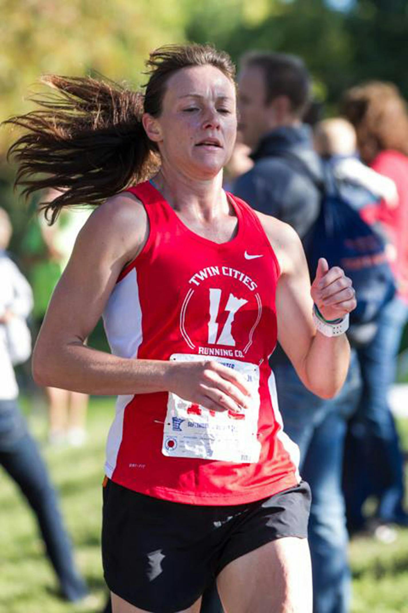 Nicole Cueno during a USA Track and Field-Minnesota race last year. ORG XMIT: KhvgqgepToI0YUJ-lEY1