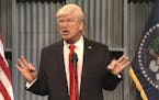 Alec Baldwin returned to "Saturday Night Live" as President Donald Trump for its cold opening.