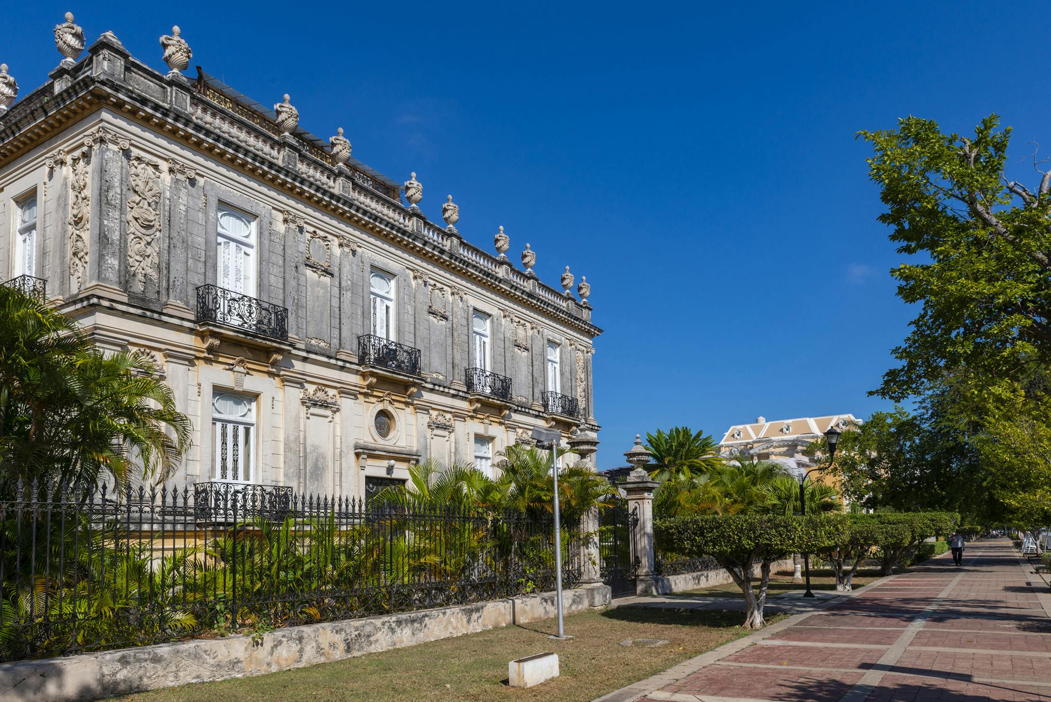 The Paseo de Montejo, lined with mansions once owned by 18th- and 19th-century millionaires, in Merida, Mexico, Feb. 2, 2019. The capital of the Yucatán attracts creative types from around Mexico and across many borders, drawn by its Mayan and colonial heritage and, for some, its path to the future. (Adrian Wilson/The New York Times)