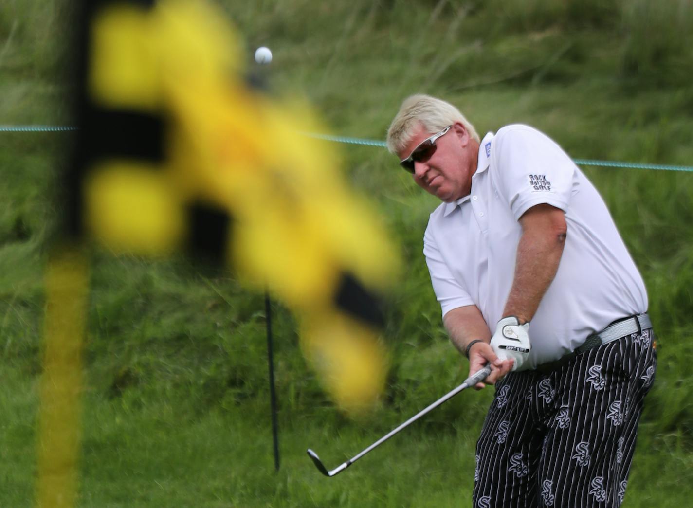 John Daly putted his way to a par on the 7th hole.]The 2016 3M Championship Tournament features the returning champion Kenny Perry, former champion Bernhard Langer, and for the first time John Daly. Richard Tsong-taatarii@startribune.com