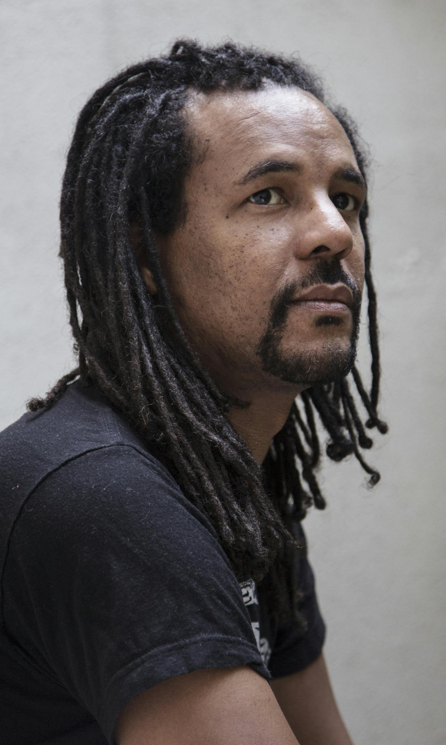 The author Colson Whitehead at his home in New York, July 28, 2016. Whitehead&#x2019;s newest book, &#x201c;The Underground Railroad,&#x201d; follows a 15-year-old slave named Cora as she escapes north via a literal network of underground tracks and trains. Oprah Winfrey made it her latest book club pick on Aug. 2. (Sunny Shokrae/The New York Times) ORG XMIT: XNYT72