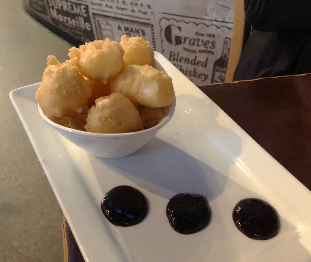 The Brie curds at the News Room.