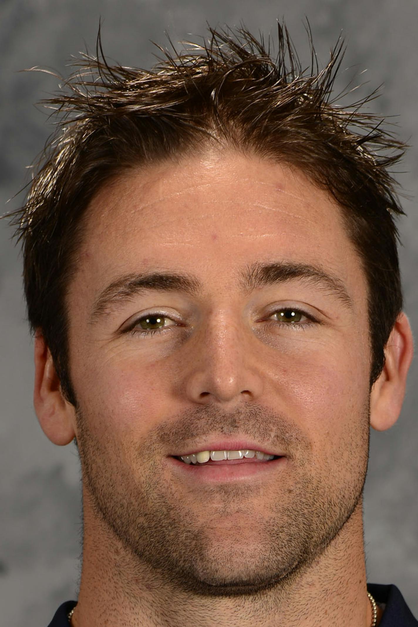 ST. LOUIS, MO - SEPTEMBER 18: Chris Porter #32 of the St. Louis Blues poses for his official headshot for the 2014-2015 season on September 18, 2014 in St. Louis, Missouri. (Scott Rovak/NHLI via Getty Images) ORG XMIT: 503032731