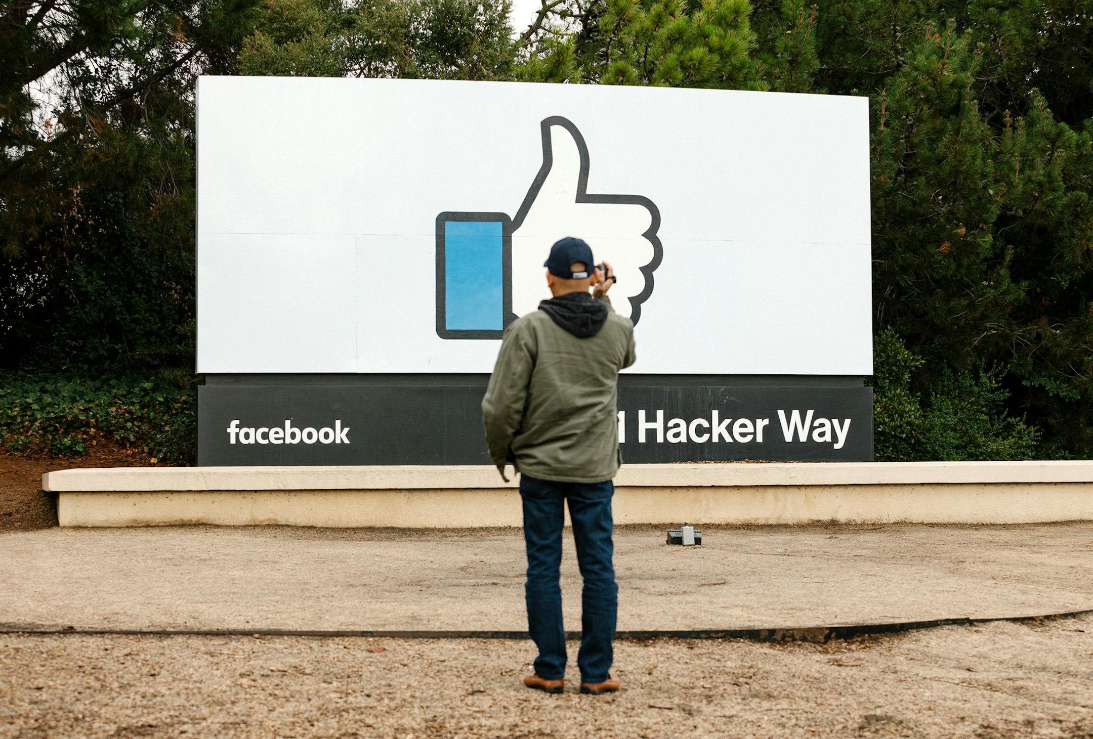 FILE -- The Facebook sign at the company's campus in Menlo Park, Calif., Dec. 5, 2019. Californians are now subject to a spate of new laws, including the state&#x2019;s landmark consumer privacy law, where residents may now ask to see all kinds of personal details that businesses operating in the state have compiled on them. (Jason Henry/The New York Times)