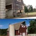 The before-and-after photos of Dennis Sorenson’s barn in Park Rapids, Minn. About 1,300 of the historic buildings in Minnesota disappear each year.
