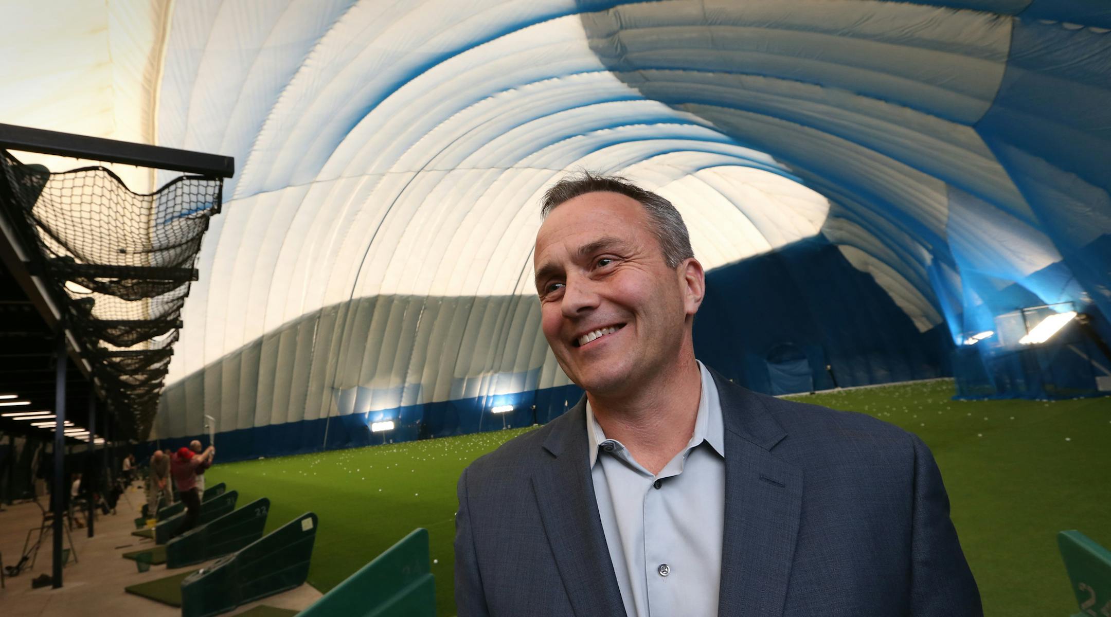 Brian Recker, Senior Vice President of RJM Construction was photographed at the Braemar Golf Dome on 3/11/14. RJM is building the new Braemar sports dome and upgrading Pamela Park.] Bruce Bisping/Star Tribune bbisping@startribune.com Brian Recker/source.
