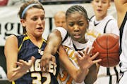 Totino-Grace's Sasha McHale (32) in the Class 3A title game of the 2008 girls' basketball tournament. McHale, 23, died on Saturday.
