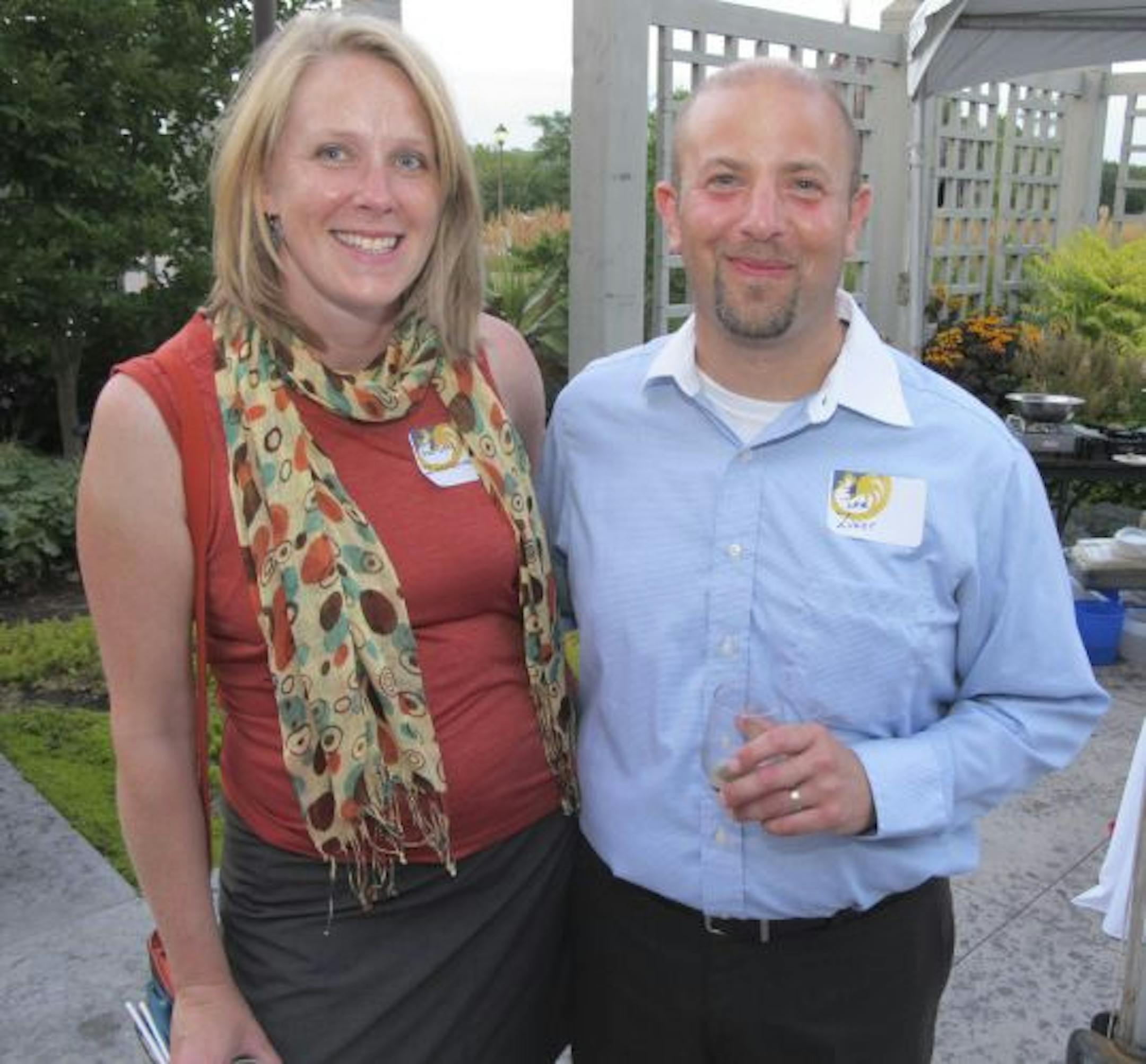 Laura Zimmermann of McKnight Foundation and Lee Zukor of Simple, Good and Tasty.