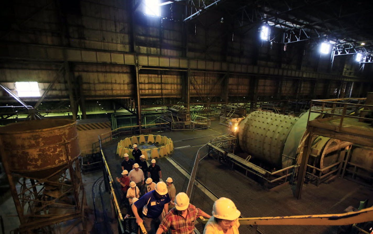 PolyMet Mining Cor. proposes to use the old LTV taconite facility to process copper-nickel ore.